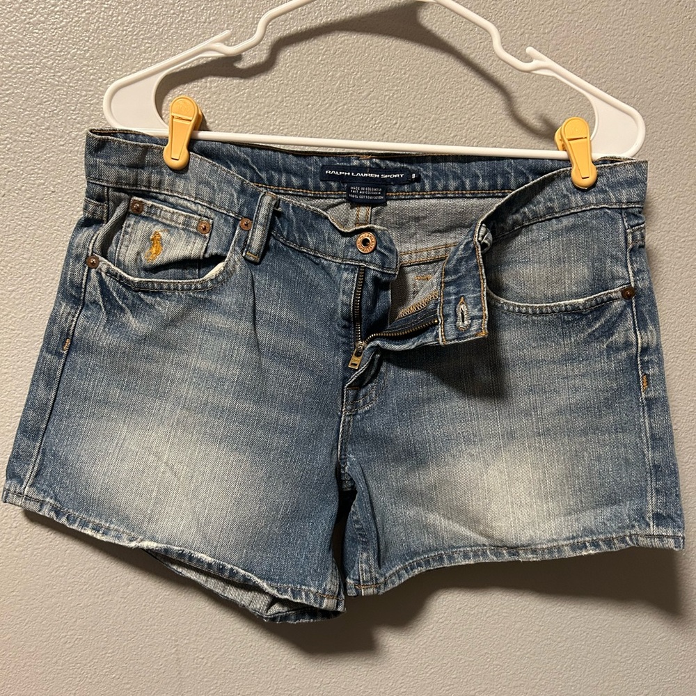 Polo by Ralph Lauren Sport women’s Light Blue Jean Shorts size 8